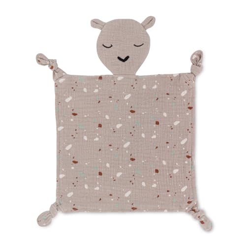 Parker Baby Muslin Lovey Security Blanket for Babies | 100% Organic & Hypoallergenic Muslin Cotton | Soft & Safe for Newborns and Toddlers | Travel Friendly Sleep Soother