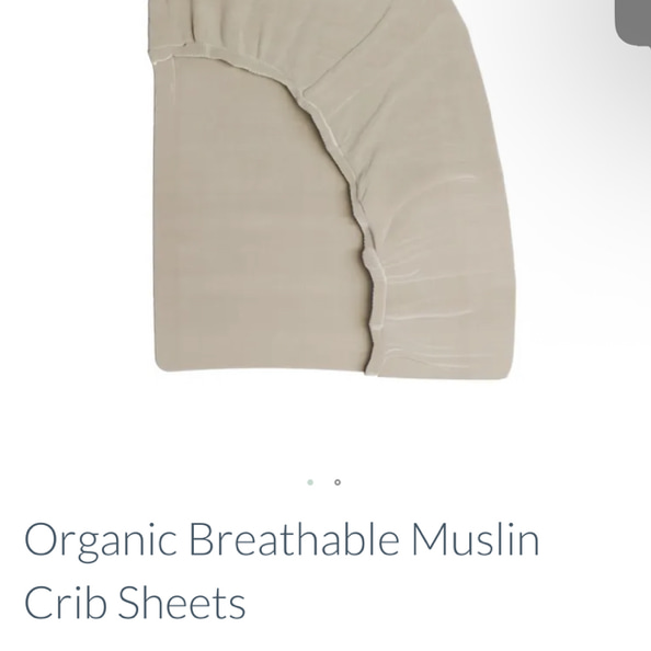 Organic Breathable Muslin Crib Sheets
