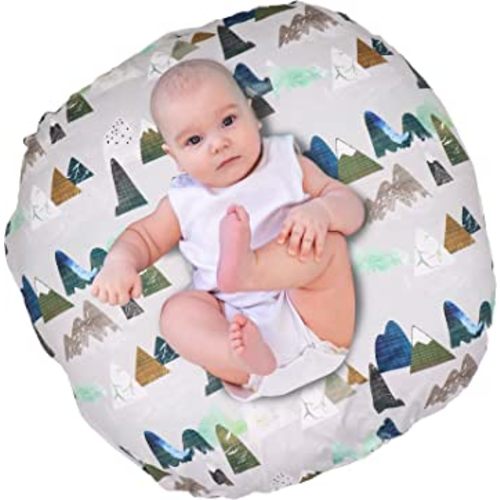 TANOFAR Mountains Newborn Lounger Pillow Cover, Lounger Cover for Boys Girls, Snugly Fit Infant Lounger for Baby, Infant Removable Slipcover, Breathable & Reusable (Lounger Pillow Not Included)