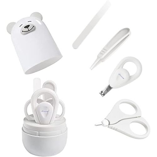 Baby nail clippers set, baby manicure set and pedicure set with cute case. Baby grooming gift set for newborns, infants and toddlers