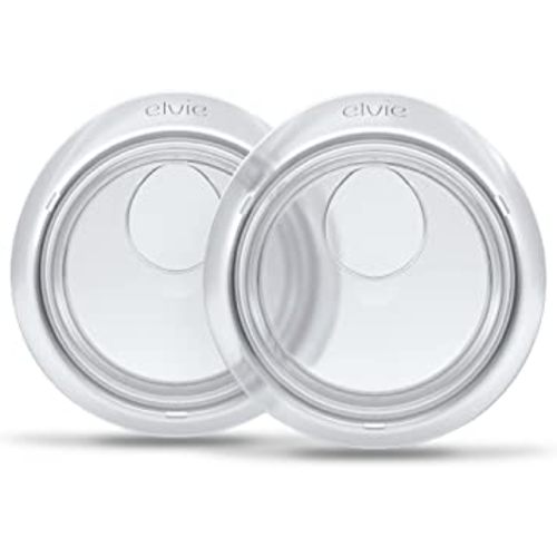 Elvie Catch Milk Collection Shells | Set of Two Discreet Leak-Protection Silicone Cups, Reuse Your Milk| Reusable Breast Shells Collect Up to 1oz | No More Wasted Milk or wasteful Breast Pads