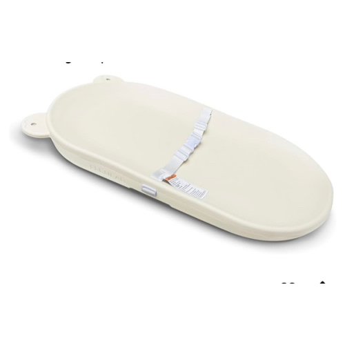 Baby Changing Pad, EVA Waterproof Non-Slip Changing Table Pad with Adjustable Strap for Dresser Changing Table Nursery, Portable Diaper Changing Pad, Oat