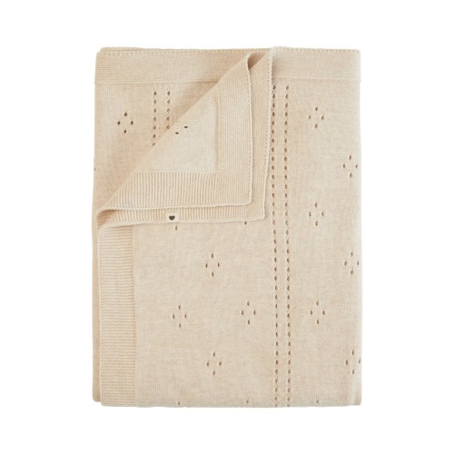 Organic Cotton Pointelle Blanket