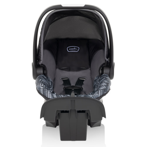 Evenflo NurtureMax Lightweight Newborn Car Seat for Babies, Brooklyn Gray
