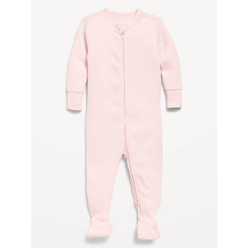 Snug-Fit 2 Way Zip Footed One-Piece for Baby