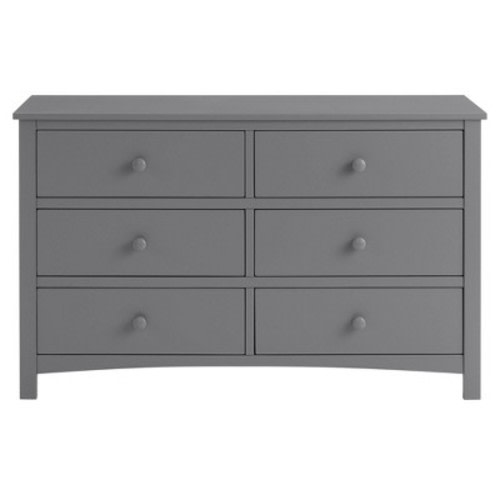 Oxford Baby Universal 6-Drawer Dresser, Color: Dove Gray - Out of Stock