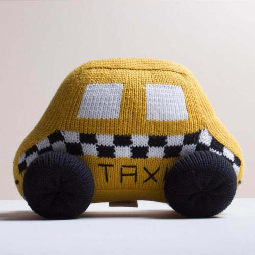 Medium Taxi Plush Toy