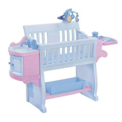 American Plastic Toys My Very Own Nursery with 6 piece Accessory Set for Kids