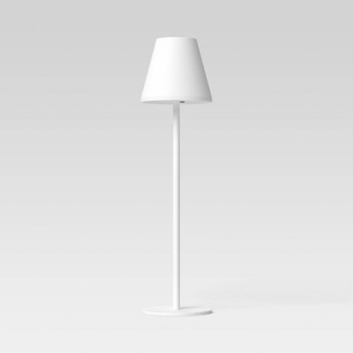 Portable Table Lamp with Rechargeable Battery (Includes LED Light Bulb) - Room Essentials™, Color: White