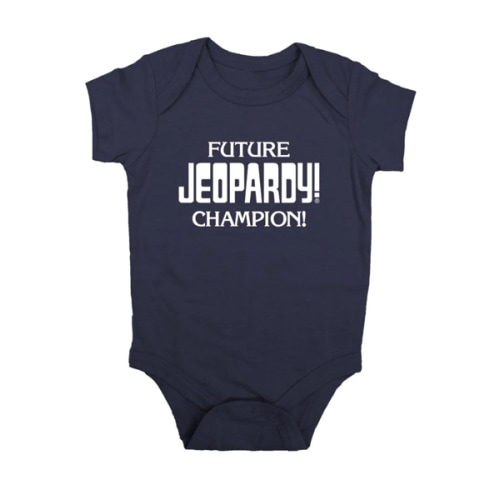 Future Jeopardy! Champion Baby Onesie – The Jeopardy! Store
