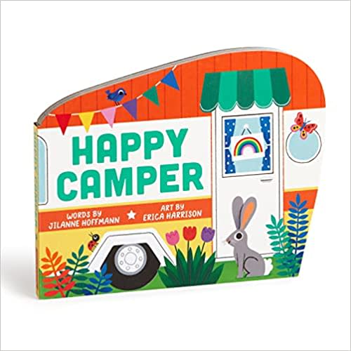 Happy Camper - Adventurous and Educational Unique Van Shaped Board Book for Young Children