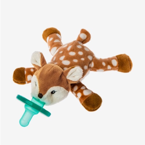 Mary Meyer WubbaNub Infant Pacifier, 6-Inches, Amber Fawn