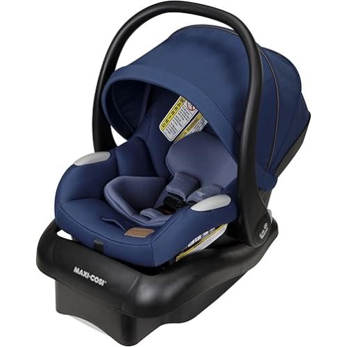 Maxi-Cosi Mico Luxe Infant Car Seat with Base, Rear Facing Car Seat For Babies, Baby Carseat 4-30 lbs, Baby Car Seats, Infant Car Seats, New Hope Navy