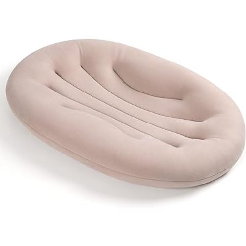 Termichy Baby Lounger Pillow for Newborn:Portable & Lightweight for New Parents Home Use & Travel - Spine Support for 0-12 Months Infant Tummy Time & Playtime