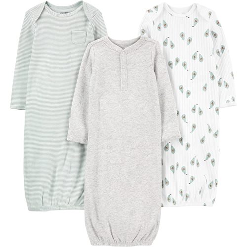 Simple Joys by Carter's Baby 3-Pack Neutral Cotton Sleeper Gown