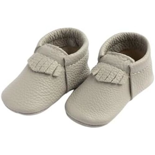 Freshly Picked First Pair City Leather Moccasins - Unisex Baby Shoes, Soft Sole, Crib Shoes