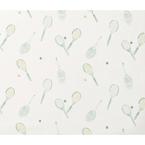 'DOUBLES' Organic Cotton Crib Sheet
