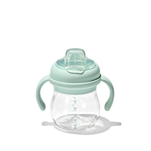 Oxo 6oz Tot Transitions Soft Spout Sippy Cup With Removable Handles - Opal