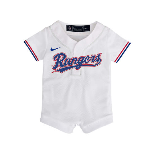 Nike Texas Rangers Baby White Home Replica Romper Jersey Baseball Jersey