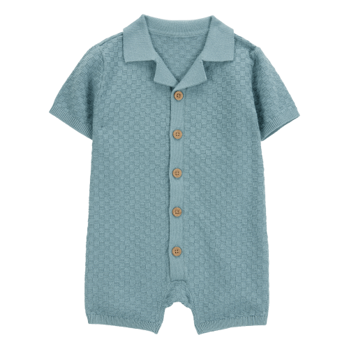 Baby Button-Front Sweater Romper - Carter's | Carter's