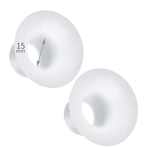 Begical Flange Inserts 15mm for Medela/Spectra/tsrete/momcozy/Elvie/Motif Luna/Ameda MYA Breastpump 24mm Breast Shields. Reduce 24mm Nipple Tunnel Down to 15mm