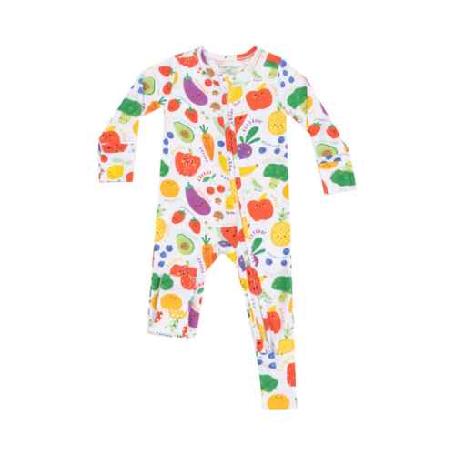 2 Way Zipper Footie - Eat The Rainbow – 3-6