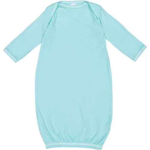 Infant Baby Newborn Rib Layette Sleeper Gown , Chill , New born