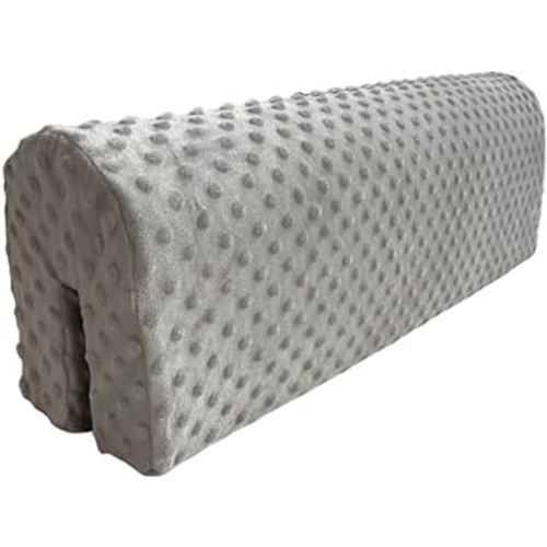 Wonder Space Toddlers' Bed Rail Bumpers Protecter - Children's Bed Guardrail Padding - Anti-Collision | Increased Height | Fall Prevention - Easy Installation Enhanced Safety Mostly Fit (Grey, 2.3ft)