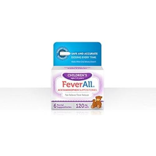 FEVERALL CHILD SUPPOS 120 MG Size: 6