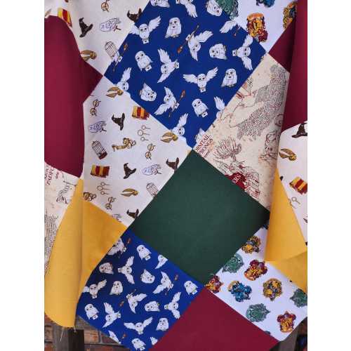 Handmade Harry Potter Baby Quilt, Personalized Nursery Decor