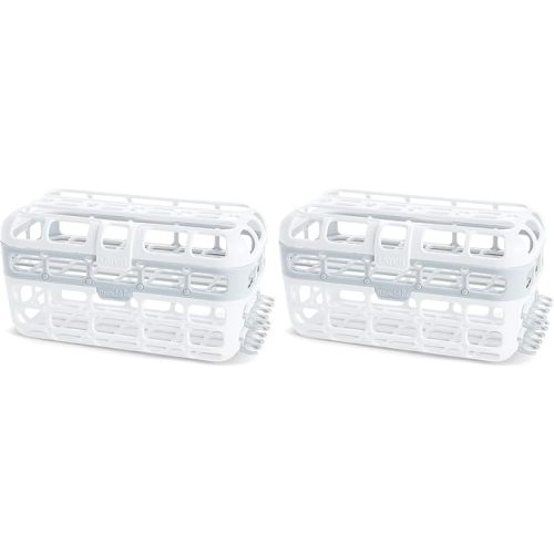 Munchkin Dishwasher Basket, High Capacity | 2 Pack | Grey