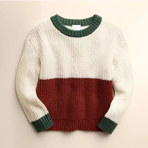 Baby & Toddler Little Co. by Lauren Conrad Chunky Knit Sweater - 9 months, Colorblock