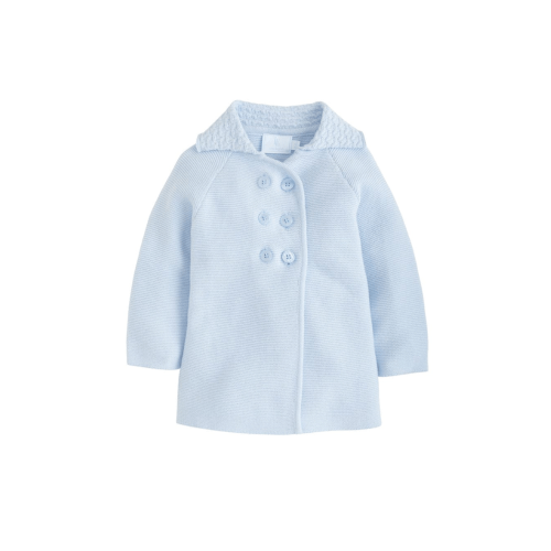 Car Coat Light Blue - Mini Macarons Boutique