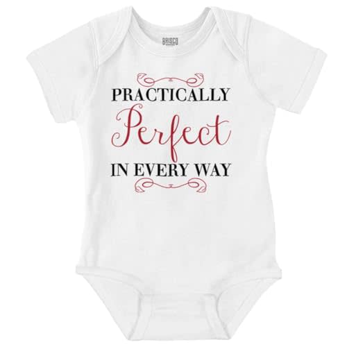 Brisco Brands Practically Perfect In Every Way Baby Bodysuit Jumper