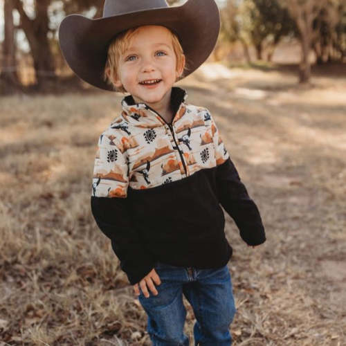 Desert Sky Fleece Zip Up Sweatshirt (0-18M)