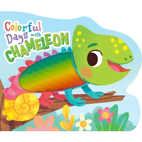 Colorful Days with Chameleon - Touch and Feel Board Book - Sensory Board Book