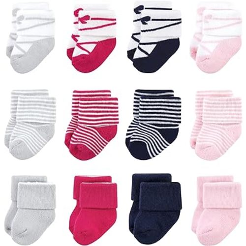 Luvable Friends Baby Newborn and Baby Terry Socks