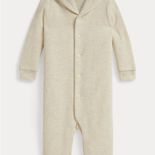 Fleece Shawl-Collar Coverall