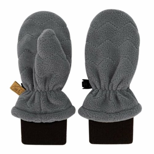 Kids Fleece Mittens | Dark Grey