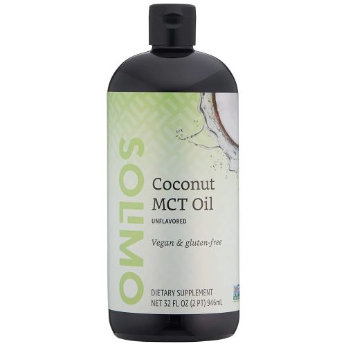 Amazon Brand - Solimo MCT Liquid Coconut Oil, Unflavored, 32 fl oz (Pack of 1)
