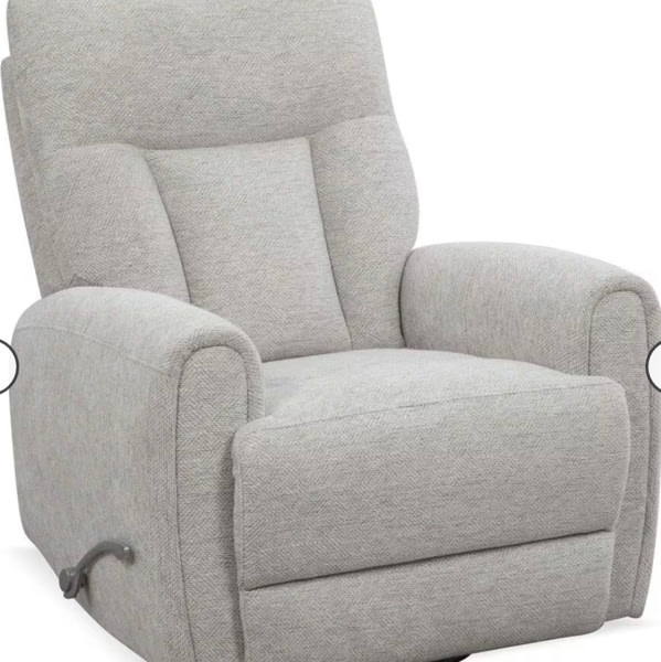 Simeon Collection Natalia Manual Swivel Glider Recliner in Thunderstorm