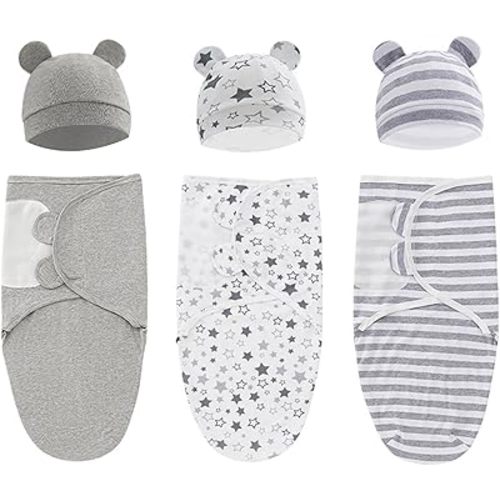 3-Pack Organic Baby Swaddle Sleep Sacks for Newborn - Baby Swaddles 0-3 Months, Baby Swaddle Sack, Baby Swaddle Blanket Wrap