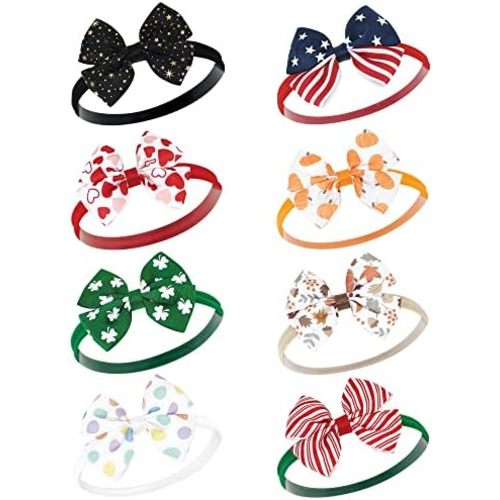 Hudson Baby Cotton and Synthetic Headbands, Size 0-24 Months