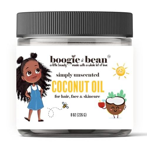 Coconut Oil for Baby Hair and Skin, Unscented Natural NON GMO Kosher Baby Oil, Coconut Oil for Kids and Infants