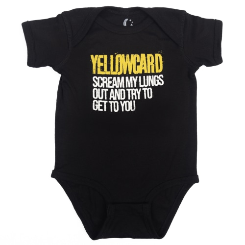 Yellowcard "Scream" Onesie – Sparrow Sleeps