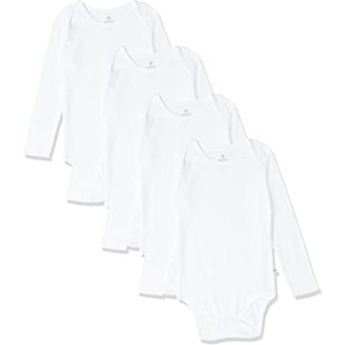 HonestBaby baby-boys Long Sleeve Bodysuits Multipack Organic Cotton for Infant Baby Boys