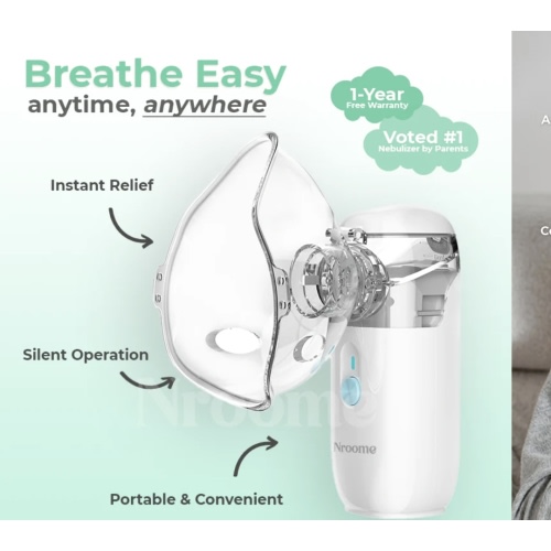 Nroome™ | Portable Nebulizer