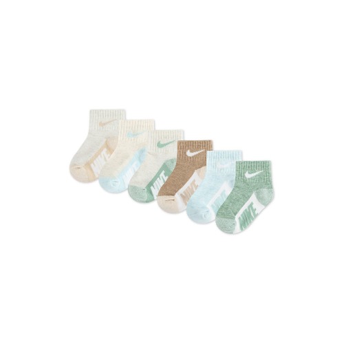 Nike Assorted 6-Pack Cotton Blend Socks (Baby) | Nordstromrack