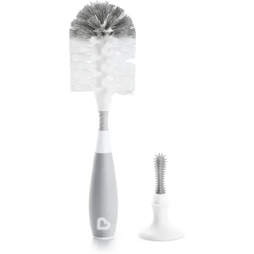 Munchkin® Bristle™ Bottle Brush, Grey