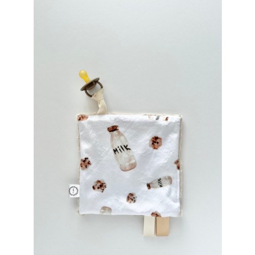 Paci Mini, Pacifier Mini, Bink Mini, Mini Lovey, Mini, Sensory Mini, Faux Fur, Cookies, Beige, Baby Mini, Neutral, Milk and Cookies, Almond